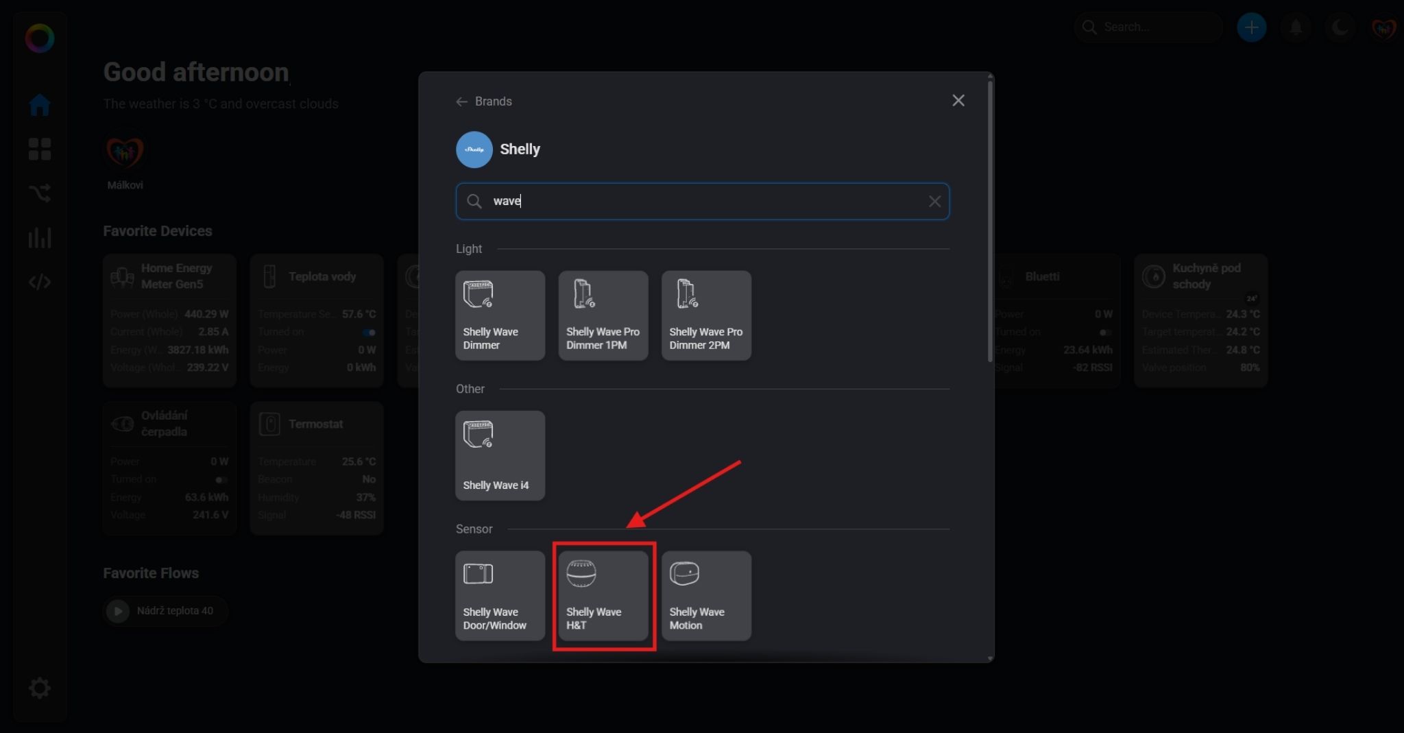 Kompatibilita chytré domácnosti v homey 3